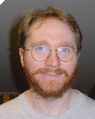 Mark Nelson stares at the camera.