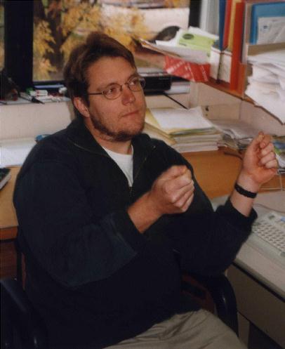 Geoff Mercer shows us the size of the one that got away.